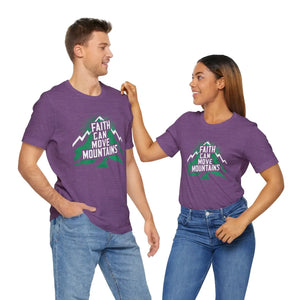 Soft Comfort Jersey Tee - Faith Moves Mountains - Dipaliz - T-shirts