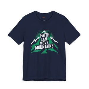 Soft Comfort Jersey Tee - Faith Moves Mountains - Dipaliz - T-shirts