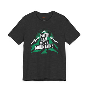 Soft Comfort Jersey Tee - Faith Moves Mountains - Dipaliz - T-shirts