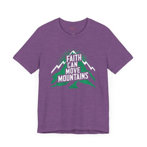 Soft Comfort Jersey Tee - Faith Moves Mountains - Dipaliz - T-shirts