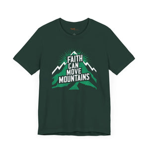 Soft Comfort Jersey Tee - Faith Moves Mountains - Dipaliz - T-shirts