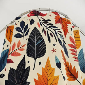 Fall Foliage Shower Curtain - Durable Polyester Design - Dipaliz - 71’’ × 74’’ - Curtains