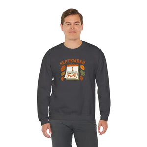 Fall Inspired Crewneck - Cozy Autumn Vibes Soft Warmth - Dipaliz - Sweatshirts