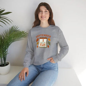 Fall Inspired Crewneck - Cozy Autumn Vibes Soft Warmth - Dipaliz - Sweatshirts