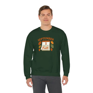 Fall Inspired Crewneck - Cozy Autumn Vibes Soft Warmth - Dipaliz - Sweatshirts