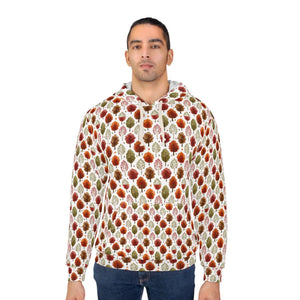 Watercolor Autumn Trees Aop Unisex Pullover Hoodie - Hoodies