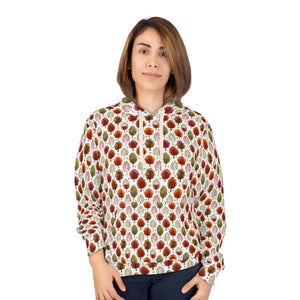 Watercolor Autumn Trees Aop Unisex Pullover Hoodie - Hoodies