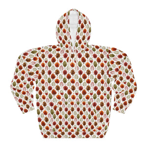 Watercolor Autumn Trees Aop Unisex Pullover Hoodie - Hoodies