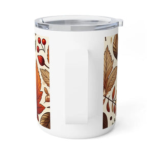 Cozy Fall Insulated Coffee Mug - Clear Acrylic Lid - Dipaliz - Mugs