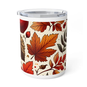 Cozy Fall Insulated Coffee Mug - Clear Acrylic Lid - Dipaliz - Mugs