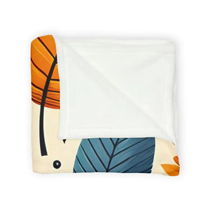 Fall Leaves Soft Minky Blanket - Cozy Polyester - Dipaliz - Blankets