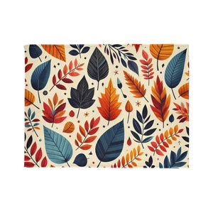Fall Leaves Soft Minky Blanket - Cozy Polyester - Dipaliz - Blankets