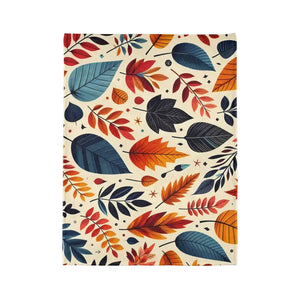 Fall Leaves Soft Minky Blanket - Cozy Polyester - Dipaliz - Blankets
