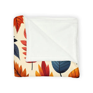 Minky Blanket – Fall Leaves Soft Polyester - Dipaliz - Blankets