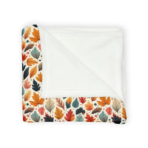 Fall Leaves Soft Polyester Blanket - Cozy Autumn Warmth - Dipaliz - Blankets