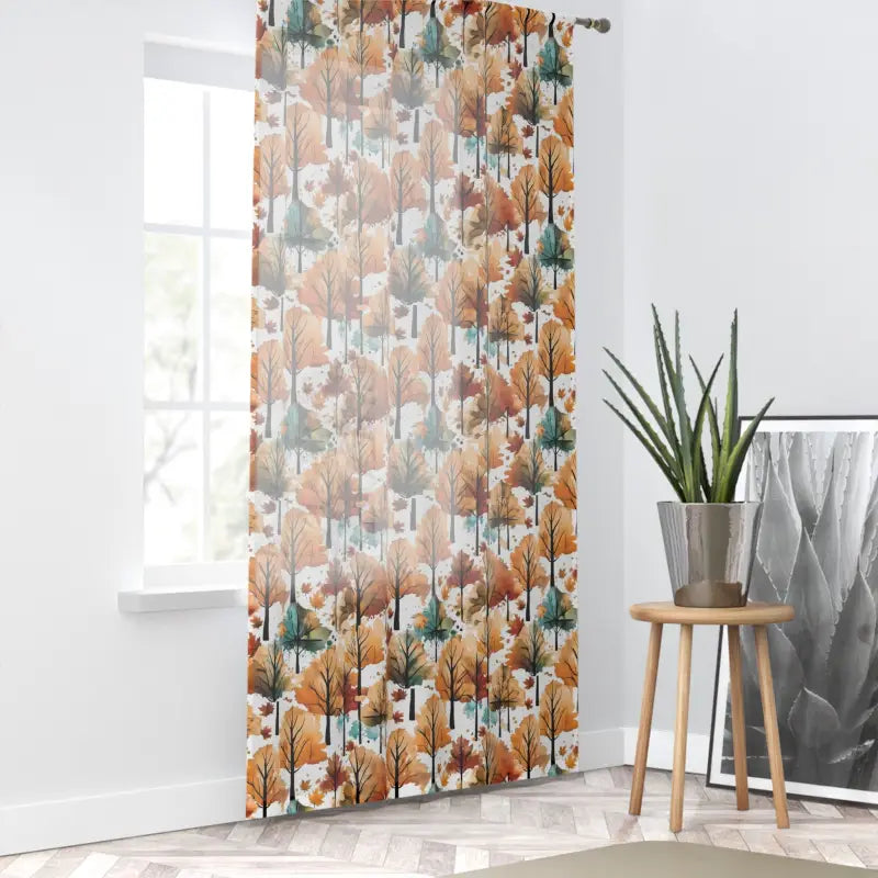 Cozy Up with Autumn Splendor Window Curtains for your Home Decor - Sheer / White / 50’’ × 84’’