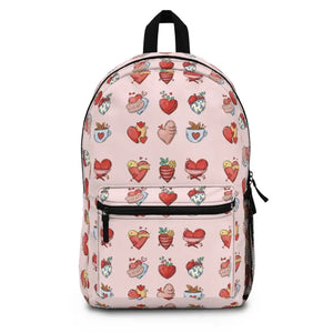 Hearts Valentine Themed Backpack - Vibrant Style - Dipaliz - one Size - Backpacks