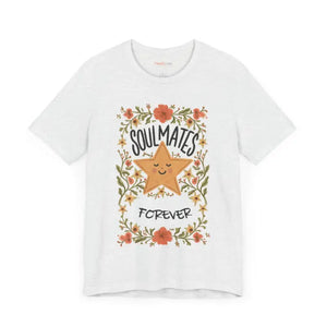Soulmates Forever Cotton Tee Jersey Short Sleeve - Dipaliz - T-shirts