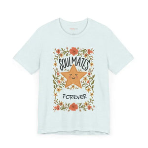 Soulmates Forever Cotton Tee Jersey Short Sleeve - Dipaliz - T-shirts