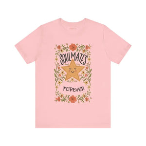 Soulmates Forever Cotton Tee Jersey Short Sleeve - Dipaliz - T-shirts