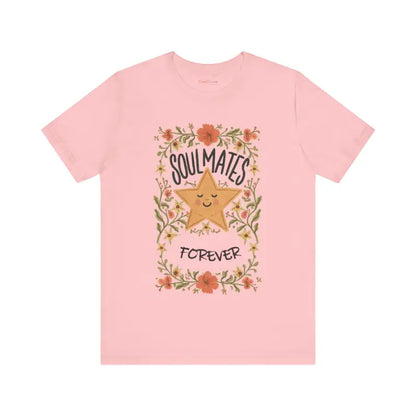 Fall in Love with the Soulmates Forever Cotton Jersey Tee - T-shirt