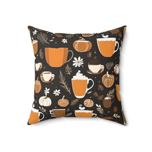 Polyester Square Pillow - Cozy Fall Decor Style - Dipaliz - 18’’ × - Throw Pillows