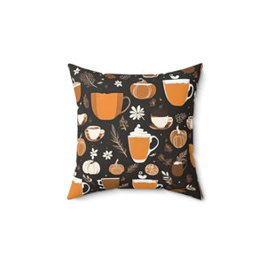 Polyester Square Pillow - Cozy Fall Decor Style - Dipaliz - Throw Pillows