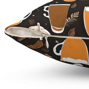 Polyester Square Pillow - Cozy Fall Decor Style - Dipaliz - Throw Pillows