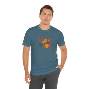 Fall Pumpkin Unisex Tee - Premium Harvest Style - Dipaliz - T-shirts