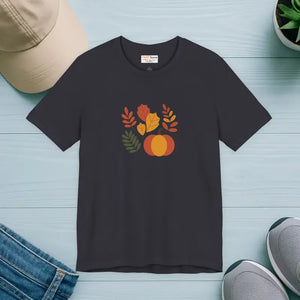 Fall Pumpkin Unisex Tee - Premium Harvest Style - Dipaliz - T-shirts