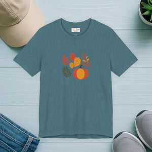 Fall Pumpkin Unisex Tee - Premium Harvest Style - Dipaliz - T-shirts