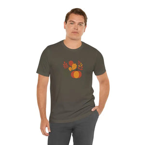 Fall Pumpkin Unisex Tee - Premium Harvest Style - Dipaliz - T-shirts