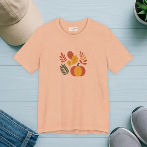 Fall Pumpkin Unisex Tee - Premium Harvest Style - Dipaliz - T-shirts