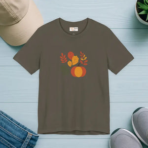 Fall Pumpkin Unisex Tee - Premium Harvest Style - Dipaliz - T-shirts