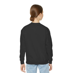 Falling Leaves Youth Crewneck Sweatshirt, Colorful Autumn Graphic Pullover - Sweatshirts