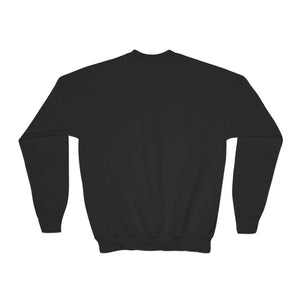 Falling Leaves Youth Crewneck Sweatshirt, Colorful Autumn Graphic Pullover - Sweatshirts
