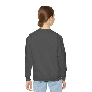 Falling Leaves Youth Crewneck Sweatshirt, Colorful Autumn Graphic Pullover - Sweatshirts