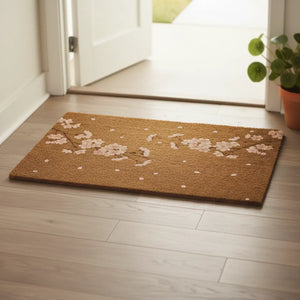 Falling Sakura Doormat – Coir Spring Mat - Dipaliz - Door Mats