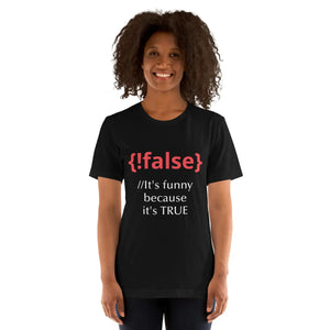 Soft Coder T-shirt not False Because it is True - Dipaliz - T-shirts