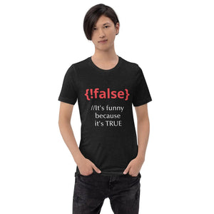 Soft Coder T-shirt not False Because it is True - Dipaliz - T-shirts