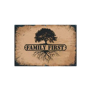 Metal Art Sign - Iconic Family White Aluminum Composite - Dipaliz - Novelty Signs