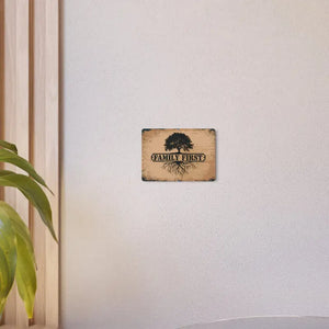 Metal Art Sign - Iconic Family White Aluminum Composite - Dipaliz - Novelty Signs