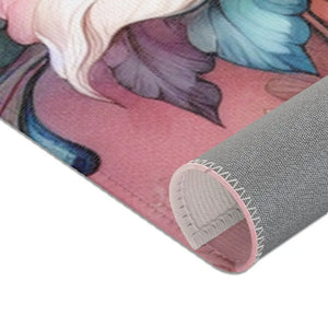 Floral Area Rug - Polyester Chenille Watercolor Style - Dipaliz - Rugs