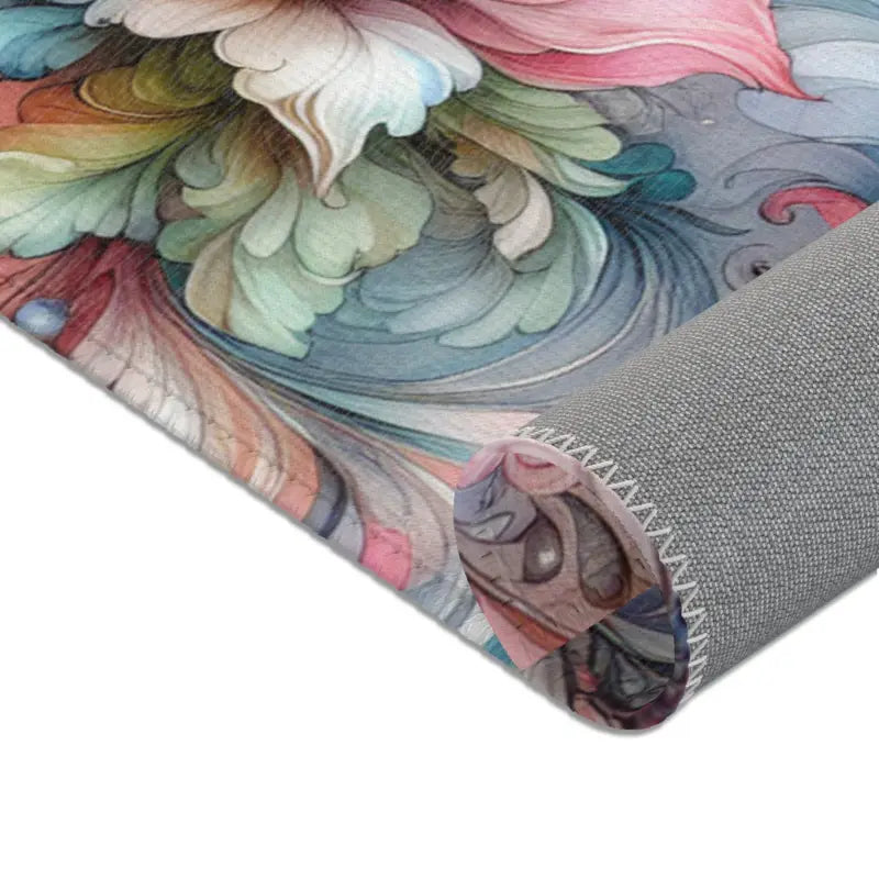 Cozy Up with Elegant Watercolor Floral Area Rugs - Home Decor