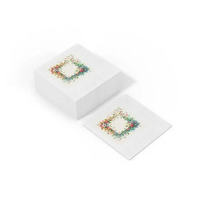 White Coined Napkins - Elegant Table Decor - Dipaliz - Paper