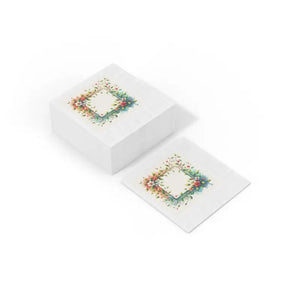 White Coined Napkins - Elegant Table Decor - Dipaliz - Paper
