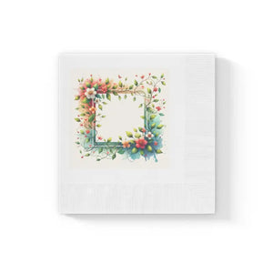 White Coined Napkins - Elegant Table Decor - Dipaliz - Paper