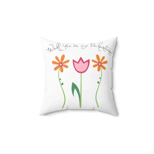 Spun Polyester Square Pillow - Cozy Comfort Decor - Dipaliz - 14’’ × - Throw Pillows