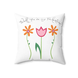 Spun Polyester Square Pillow - Cozy Comfort Decor - Dipaliz - 18’’ × - Throw Pillows