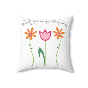 Spun Polyester Square Pillow - Cozy Comfort Decor - Dipaliz - Throw Pillows